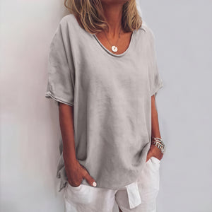 Denise | Stylish Loose Blouse with Tummy Coverage - Image 2