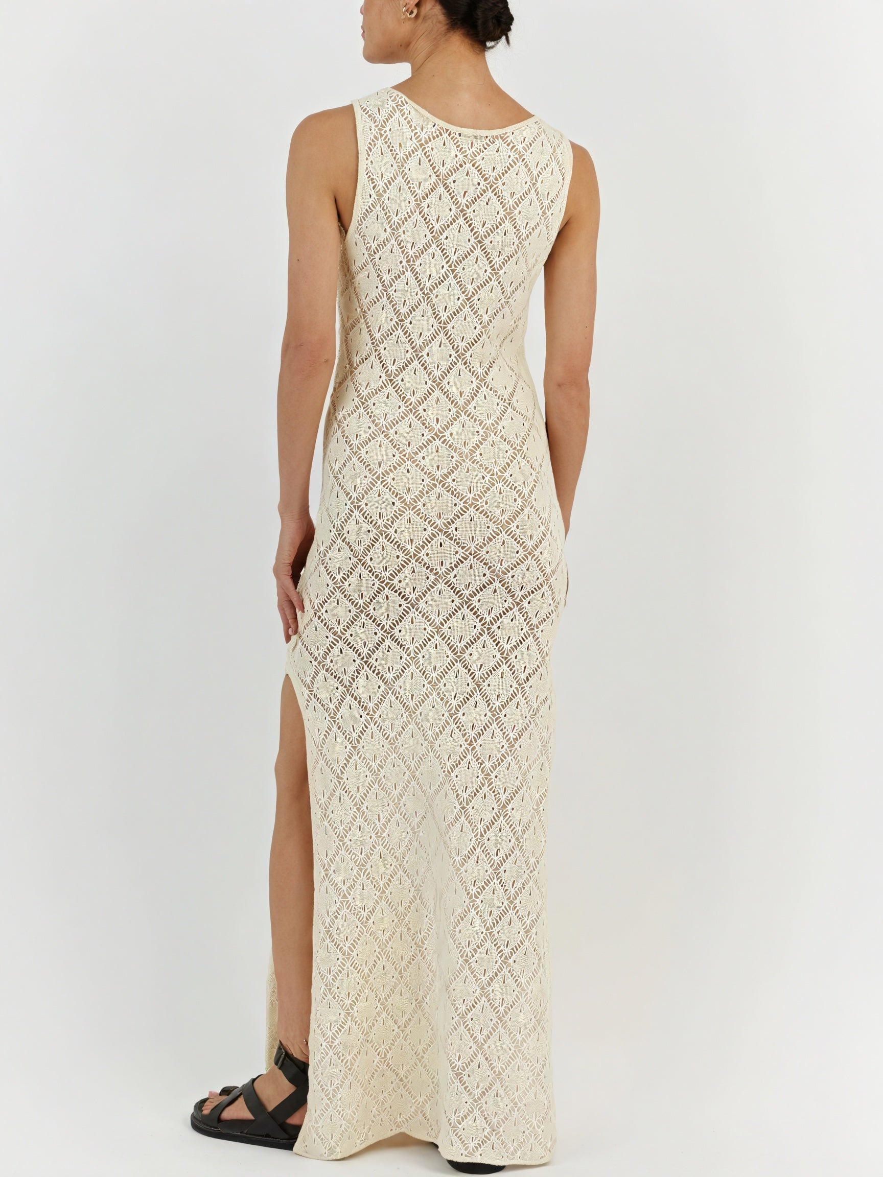 Women's Sleeveless Maxi Knit Dress – Open Knit Design-83712-05b7fa5f-addc-4a43-b0e5-c16204c9f6ac