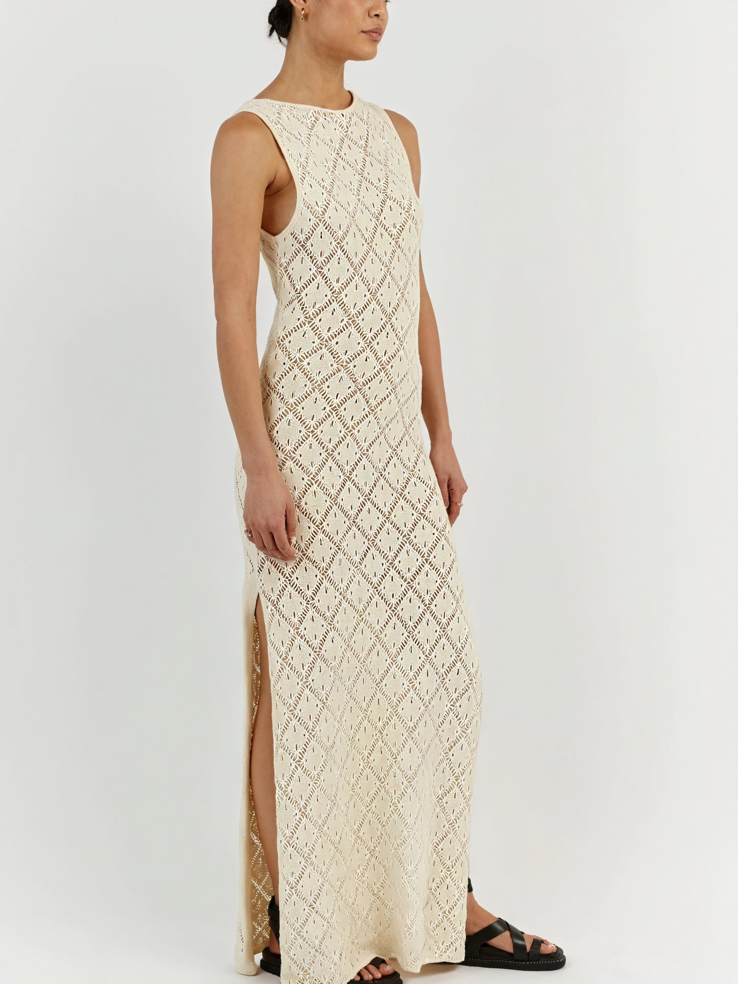 Women's Sleeveless Maxi Knit Dress – Open Knit Design-83712-ec37fc37-321f-4c13-9fbf-889d822c6161