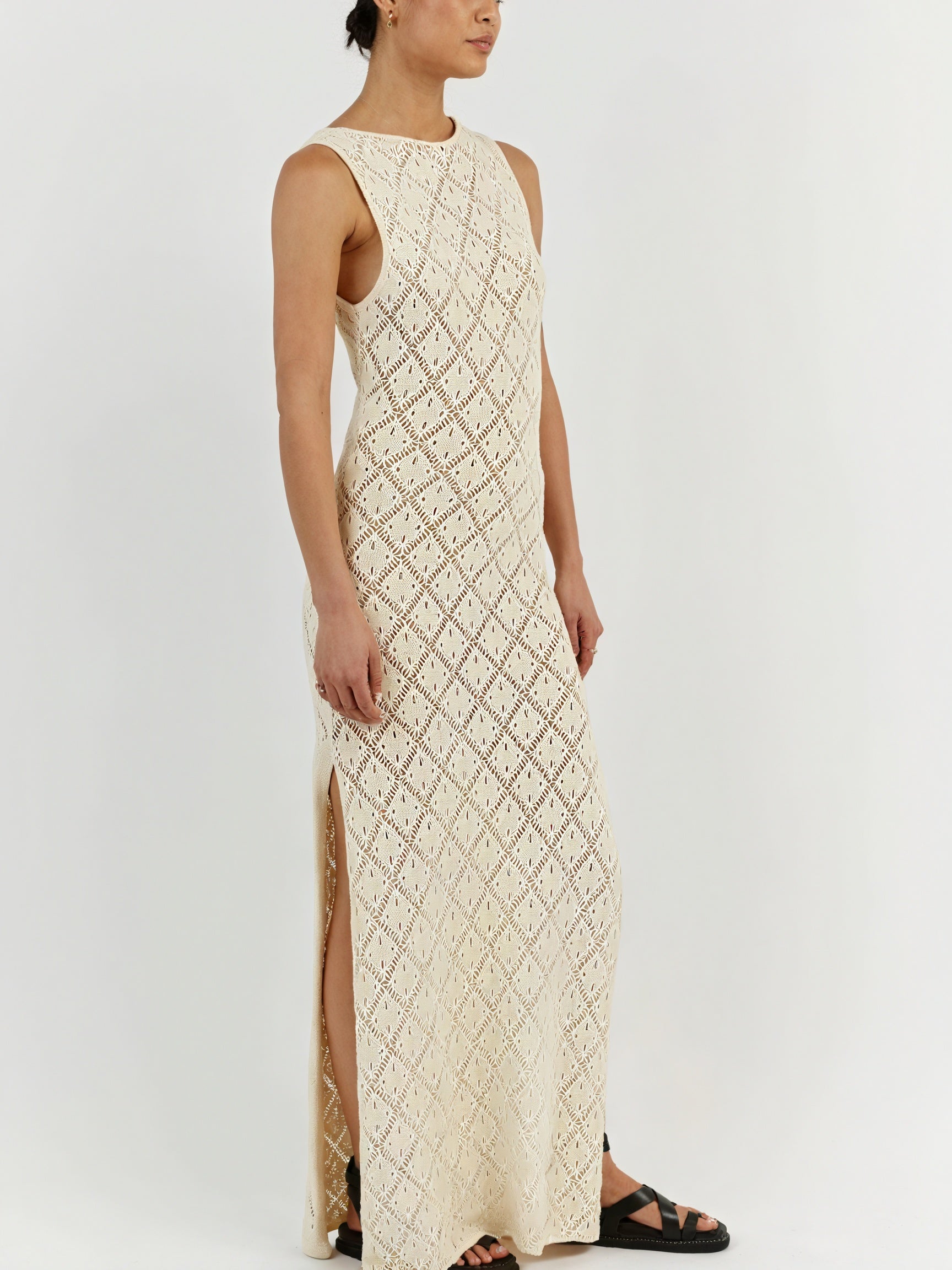Women's Sleeveless Maxi Knit Dress – Open Knit Design-83712-ec37fc37-321f-4c13-9fbf-889d822c6161