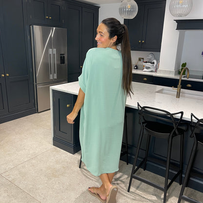 Tiffany Maxi Knot Dress - Blush Boutique Essex