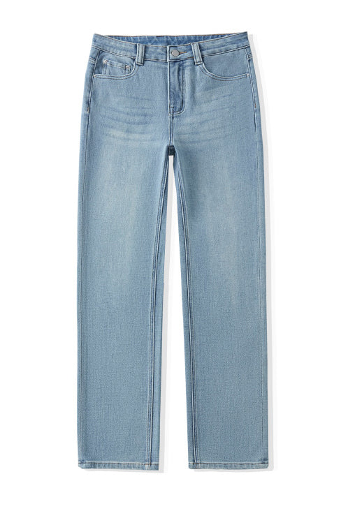 Ribstrikket Top med Jeans