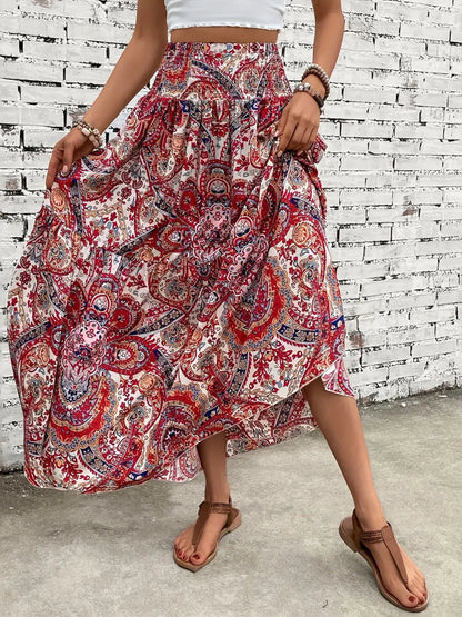Boheme A-linje Nederdel med Smock