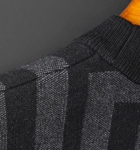 David | Herren Strickpullover mit geometrischem Muster - Elle Zürich