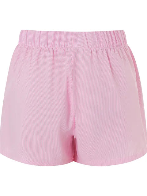 Herre Shorts – Stribet Bomuld, Elastiklinning, Afslappet Stil-81738-a27bee70-897b-4a62-ac46-aeb4e540feae
