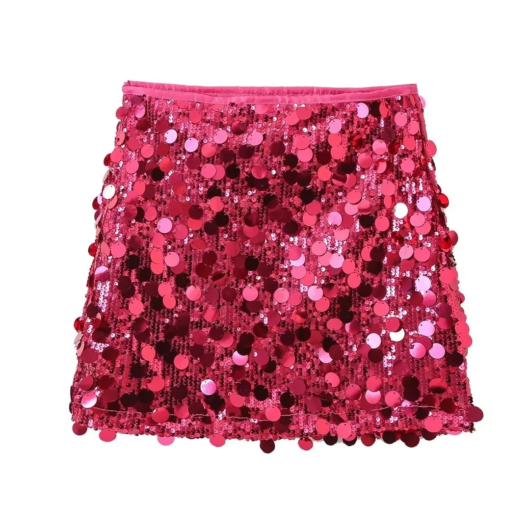 Sequin Mini Skirt – Festlig & Iøjnefaldende