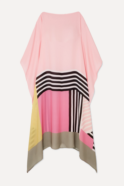Leanne | Elegant Geometric Print Caftan - Stylish Comfort for Every Occasion - Image 4