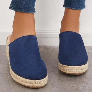 Dame Ruskindssko Kilehæl – Espadrille, Slip-on Design, Norideen-83367-c5b7b9a8-21a4-43a1-b96d-9bc654c82470