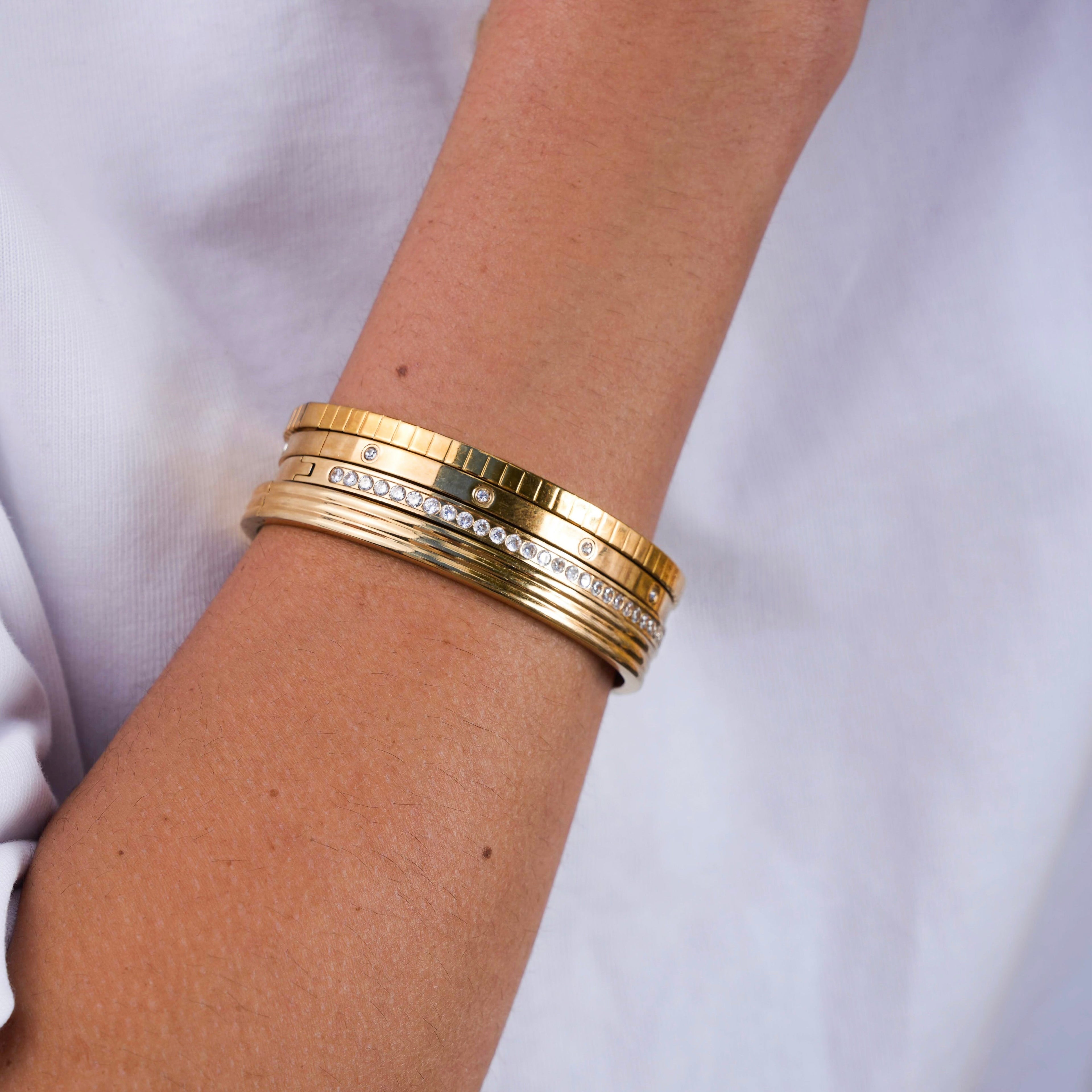 Minimalistisk Bangle med Poleret Finish