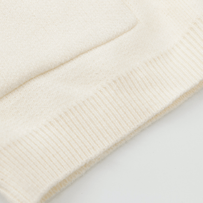 Oversized Cardigan med Broderi