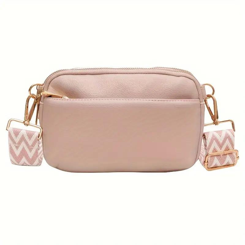 Crossbody Taske med Geometrisk Rem