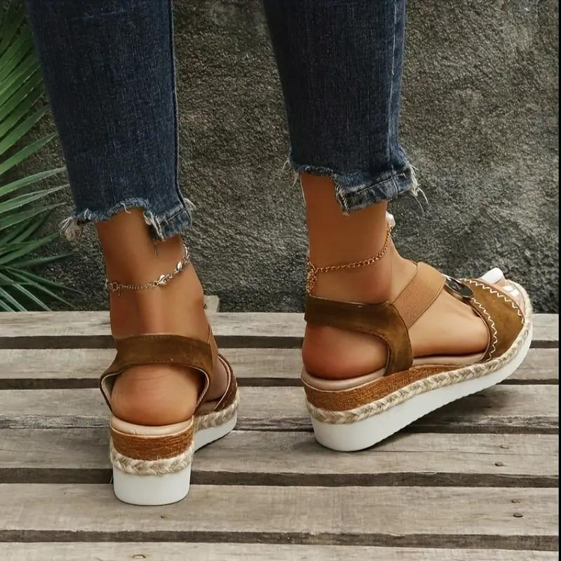 Boheme Sandaler med Kilehæl & Rem