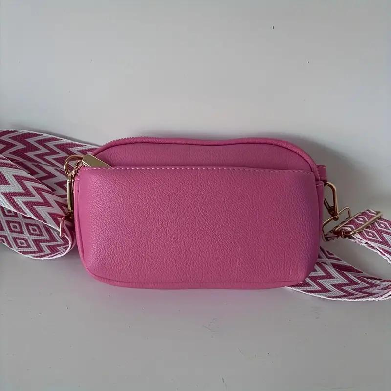 Crossbody Taske med Geometrisk Detalje