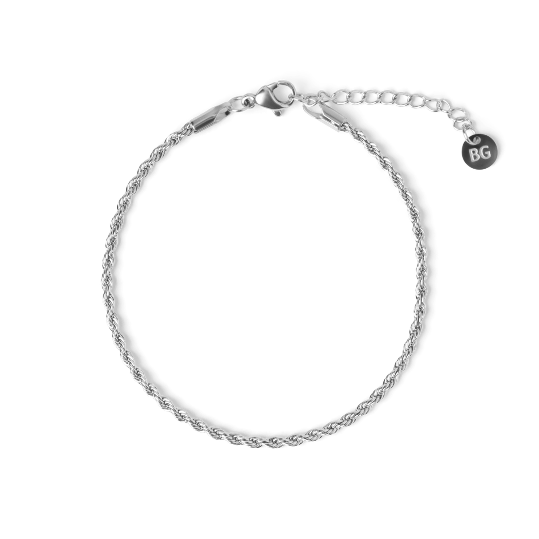 Twistet Armbånd med Justerbar Kæde