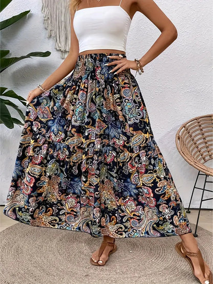 Boheme A-linje Nederdel med Smock