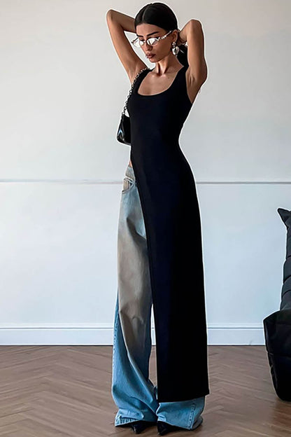 Moderne Top - Asymmetrisk Kant & Slids