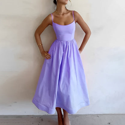 Michele | Stylish Summer Midi Dress - Image 2
