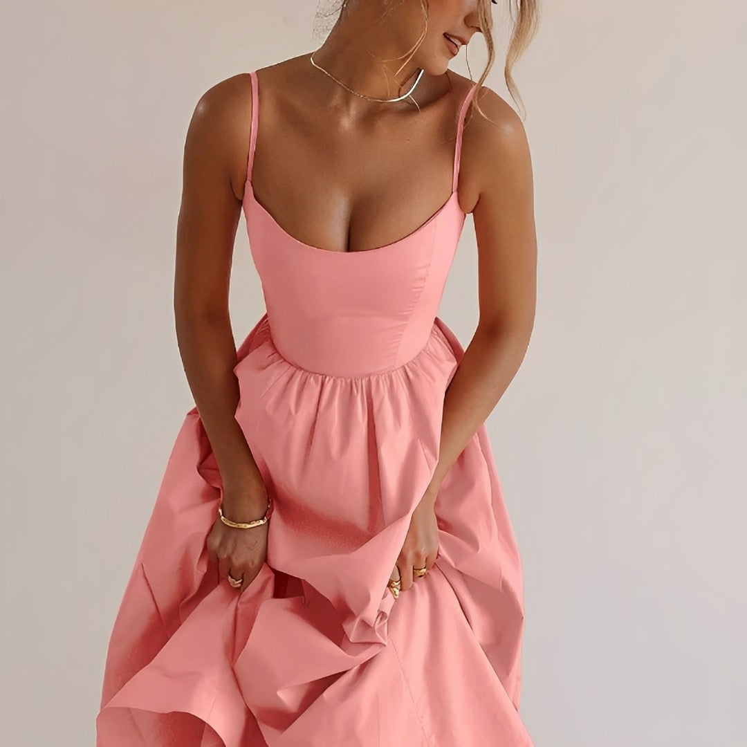 Michele | Stylish Summer Midi Dress - Image 5